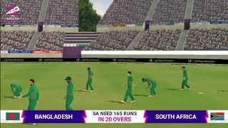 ICC MENS T20 WC 2024  GROUP  D  BANGLADESH v SOUTH AFRICA  realcricketgamer7413 [upl. by Naillij]