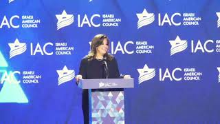 Stefanik At the Israeli American Council Summit America Stands Strong with Israel [upl. by Anyalram]