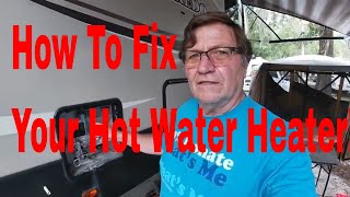 Diagnosing A Suburban RV Water Heater Not Working On Electric [upl. by Haidabo23]