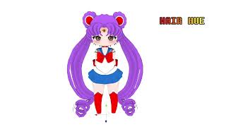 VRChat Sailor Moon Chibi  Toggles  QuestPC [upl. by Jeniece249]