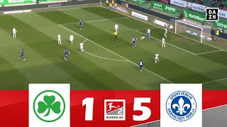 Greuther Fürth gegen SV Darmstadt 98 15  2 Bundesliga 202425  Spielen Höhepunkte [upl. by Sigmund]