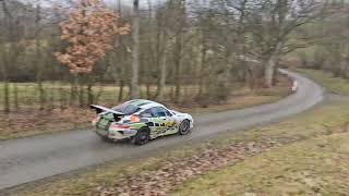 59 ADAC Rallye Erzgebirge 16032024 WP 10 Mildenau  Königswalde [upl. by Dorlisa]