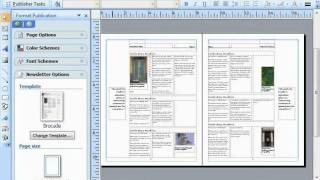 Publisher 2003 Tutorial Using the Two Page Spread View Microsoft Training Lesson 137 [upl. by Bruckner]