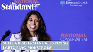 Tory leadership contender Suella Braverman calls flying LGBTQ flag monstrous [upl. by Largent]