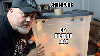 Easy DIY Biltong Box for curing meat biltong jerkydehydrator survivalfood [upl. by Letnwahs619]