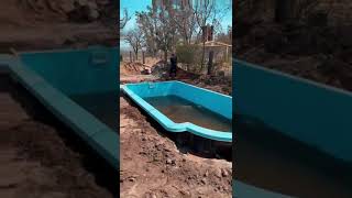 Instalación de Piscina Romana Costa Azul Anisacate Córdoba [upl. by Ahsele]