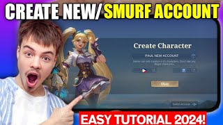 How to Create New Account in Mobile Legends without downloading resources 2024 [upl. by Adeys]