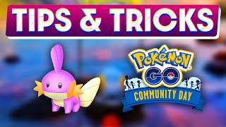 MUDKIP COMMUNITY DAY TIPS amp TRICKS  POKÉMON GO [upl. by Olnee]