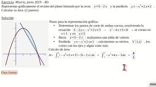 EBAU Murcia  junio 2019  Matemáticas Aplicadas a las CCSS  B3 [upl. by Worrell475]