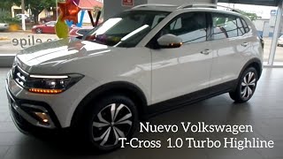 Nueva TCross Highline Turbo 2022  Eficiente Poder y Equipamiento [upl. by Nolham]