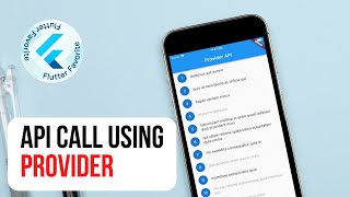 API Call using Provider  Flutter State Management [upl. by Einna]