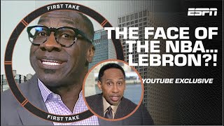 CLICKS amp LIKES Stephen A amp Shannon call LeBron the FACE of the NBA  First Take YT Exclusive [upl. by Runstadler537]