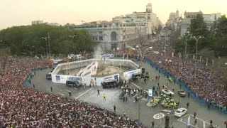 Real Madrid celebrate 35th La Liga title  AFP [upl. by Atiken283]