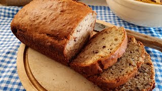 How to make a Banana Bread Recipe that doesnt sink in the middle [upl. by Arreit]