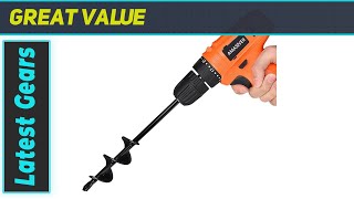 Amasiver Garden Auger Drill Bit  The Best Tool for Efficient Planting [upl. by Llener279]