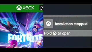 Fix Fortnite Not InstallingInstallation Stopped Error On Xbox Series XSXbox One [upl. by Samau520]