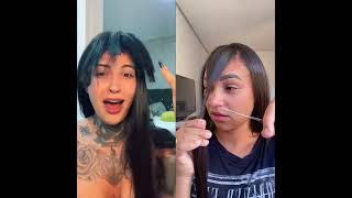 Não faça franja antes de ver esse tutorial hahaha Tutorial de franja hahahaha [upl. by Yelhsa]