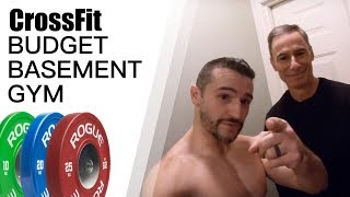 CrossFit BASEMENT GYM On a Budget [upl. by Anuahsal]