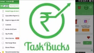 Taskbucks App Se Paise Kaise Kamaye  Taskbucks Full Tutorial  Every hour Win Rs50 Paytm Cash [upl. by Billmyre798]