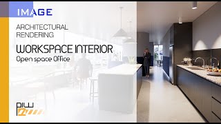 Slideshow of Workspace Interior Architectural Rendering Image [upl. by Airom631]