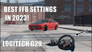 quotBESTquot Force Feedback Settings for Beamng in 2023 Logitech G29 WORKS FOR ALL STEERING WHEELS [upl. by Bucher619]