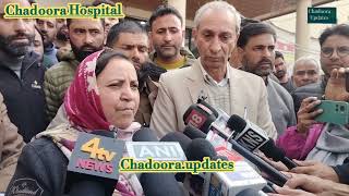 Health minister sakina masood visited Chadoora Hospital [upl. by Naleek]