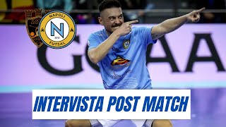 FINAL FOUR COPPA ITALIA le interviste post gara ai protagonisti della MOMAP NAPOLI FUTSAL🗣️💙 [upl. by Gerrie]