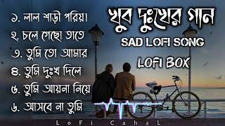 খুব দুঃখের গান  Top 6 Sad Song  Sad LoFi Song  Emotinal LoFi Song  LoFi CahaL [upl. by Eerrahs]