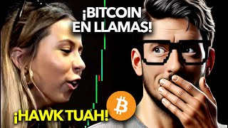 ¡BITCOIN en LLAMAS ¡HAWK TUAH [upl. by Tamqrah]