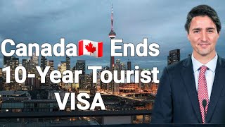 Canada🇨🇦 End 10Year Tourist Visa for Caribbean🇯🇲🇧🇧🇹🇹🇬🇾🇬🇩🇰🇳🇦🇬🇱🇨 and African🇿🇦🇰🇪🇳🇬🇬🇭 Citizens [upl. by Helprin]