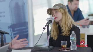 Live from Boston Calling 2017 Alexandra Savior interview [upl. by Nohcim]