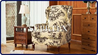 How to install wingback chair cover by Subrtex [upl. by Gnilyam521]