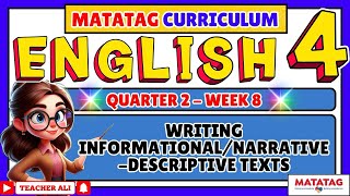 GRADE 4 ENGLISH 4 QUARTER 2 WEEK 8 [upl. by Beauchamp88]