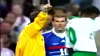 Arturo Brizio expulsa a Zidane Francia 1998 [upl. by Adnovahs831]