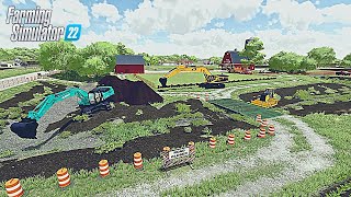 digging out creek  FS22 [upl. by Moreen]