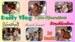 Daily Vlog  Isi backt Kirschkuchen für mich  MohnKaramellkuchen  Haushalt  Mamaalltag [upl. by Brine189]