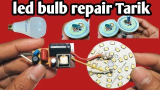 How to repair led light bulb  how to repair led light blinking problem [upl. by Brindell881]