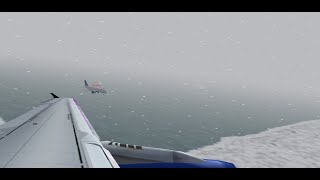 FS2004 Nearmiss at JFK fs2004 flightsimulator flightsimulator2004 fs9 msfs jfk nyc [upl. by Joseito]