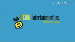 Decode Entertainment Inc Logo [upl. by Ainola]