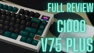 Cidoo V75 Plus Yet Another Budget 75 with Screen Display Full Review and Soundtest [upl. by Munmro395]