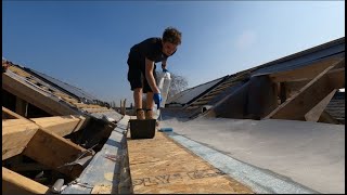 Install a GRP ValleyGully Flat Roof CURE IT F600  F900 Fibreglass trims  Cowboy Builder grp [upl. by Wheaton]