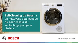 SelfCleaning de Bosch  un nettoyage automatique du condenseur du sèchelinge pompe à chaleur [upl. by Carmela]