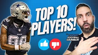 Top 10 Fantasy Football Players Review  True Analysis [upl. by Llehsyt]