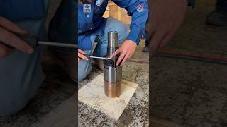 Trailer axle spindle replacement  Full Process asmr repair truck semi shorts automobile [upl. by Behka]