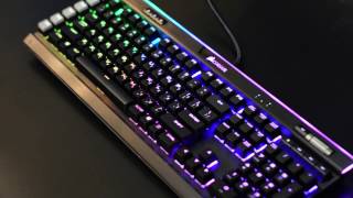 ОБЗОР ТОПОВОЙ МЕХАНИКИ  CORSAIR K95 RGB PLATINUM [upl. by Lerim]