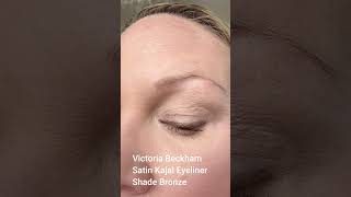 Victoria Beckham Satin Kajal Eyeliner  Shade Bronze shorts [upl. by Sudhir]