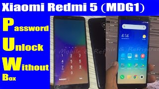 Xiaomi Redmi 5 MDG1 Password Pattern Unlock  MCT Crack Without Box  Urdu Hindi [upl. by Lesh]