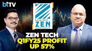 Exclusive Ashok Atluri CMD Zen Tech On Q1 Earnings New Orders And Outlook On Defence Sector [upl. by Artim308]