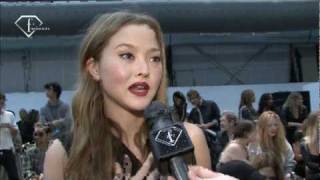 NY FW SS 10  ALEXANDER WANG FRONT ROW  FashionTV  FTVcom [upl. by Almira]