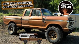 Body Swap  1975 Ford F250 SuperCab 67L [upl. by Melvena515]